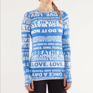 lululemon athletica Tops - Lululemon manifesto long sleeve t-shirt size 12 lululemon athletica Tops - Lululemon manifesto long sleeve t-shirt size 12